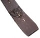 HTC SUNSET Belt #5 1.25 Vintage Flower Navy N / D Brown