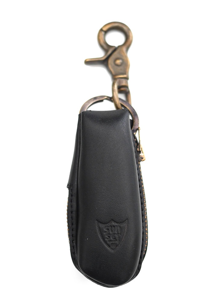 HTC SUNSET Zipper Key Case Flower #4 TQS B / Black