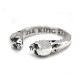 KING BABY 〔キングベイビー〕リング K20-5966 Open Ring with Skulls|RING|【KING BABY】 