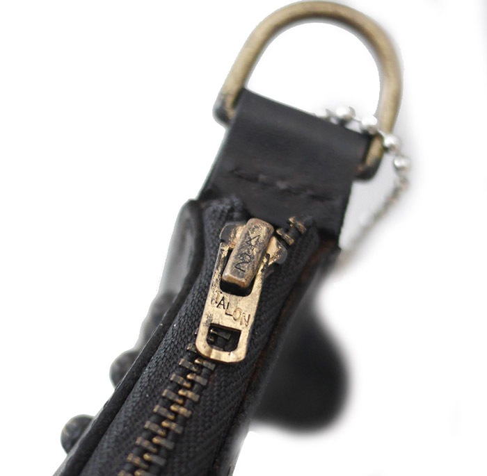 HTC Sunset L-zip Wallet Flower Cowhide #1_1 TQS B / Black