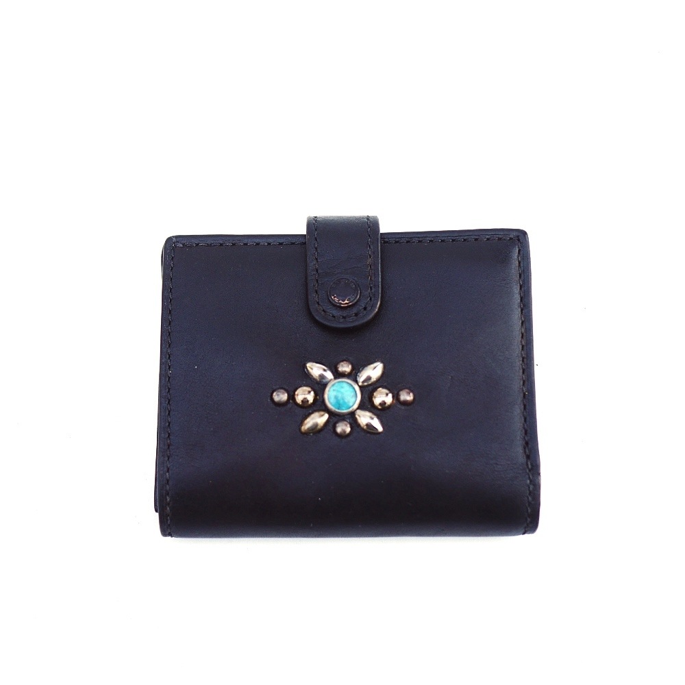 OLD COACH�ڥ�����ɥ�������Leather Wallet Panty Design Arrange Studs / #2-7