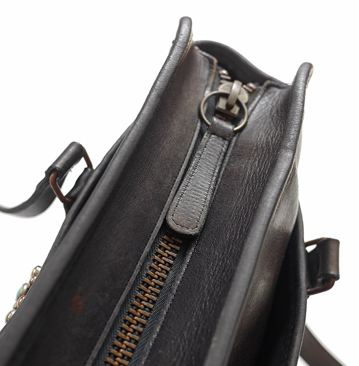 PANTY Original Design "OLD COACH" Vintage Tote Bag / No.46