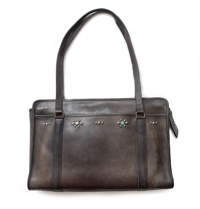 PANTY Original Design "OLD COACH" Vintage Tote Bag / No.46