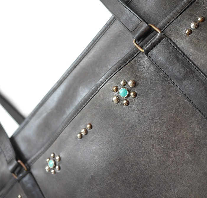 PANTY Original Design "OLD COACH" Vintage Tote Bag / No.46