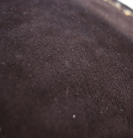 HTC Long Wallet Flower Suede #5 TQS B / Brown
