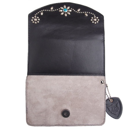 HTC Sunset Long Wallet Flower & Suede mix #6 TQS N / Gray