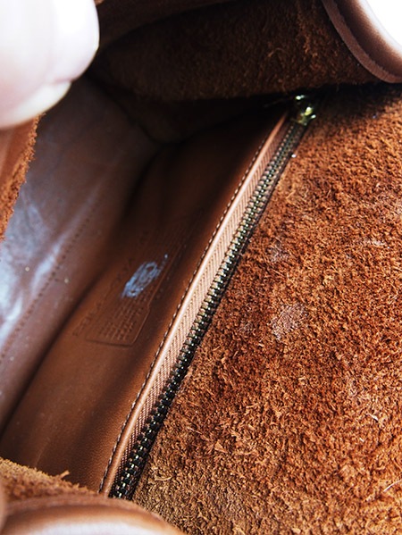 PANTY Original Design "OLD COACH" Vintage Remake Studs Leather Hand Bag/ No21