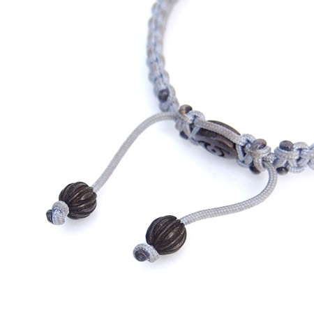 M.Cohen ビーズブレスレット グレー/ブラック M.Cohen ビーズブレスレット グレー/ブラック M109963794