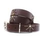 HTC Sunset Belt Sunray Narrow Studs N / Brown