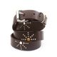 HTC Sunset Belt Sunray Narrow Studs N / Brown