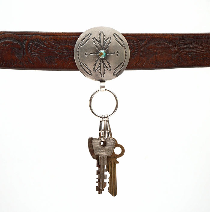 CHAFF DESIGN�̥���ա��ǥ������ Native Belt Hook Key Concho