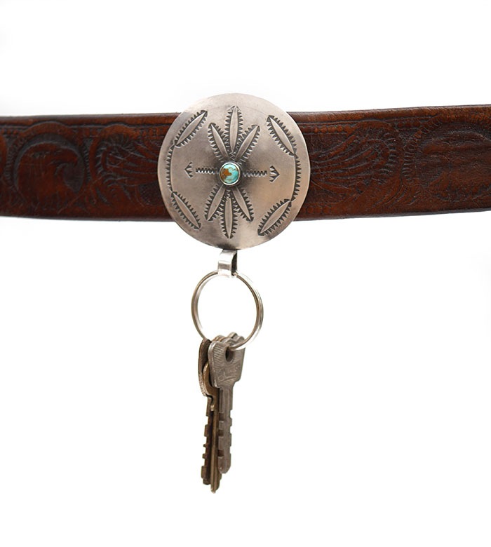 CHAFF DESIGN�̥���ա��ǥ������ Native Belt Hook Key Concho
