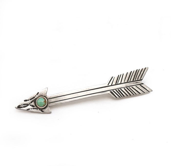 CHAFF DESIGN�̥���ա��ǥ������Turquoise Silver Arrow Pin