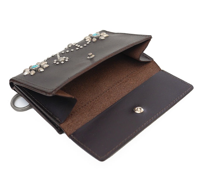 ��ͽ����ա�HTC Sunset Short Wallet Flower TQS N / D Brown