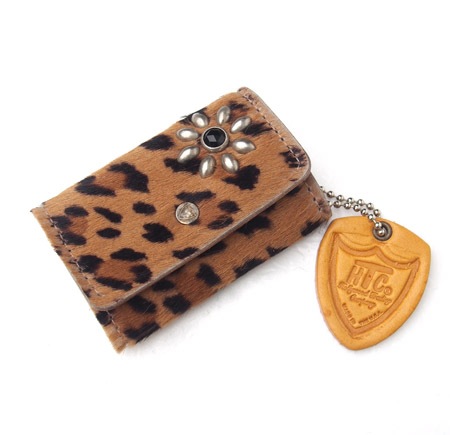 HTC Key Case Flower #3 BLK N / Leopard