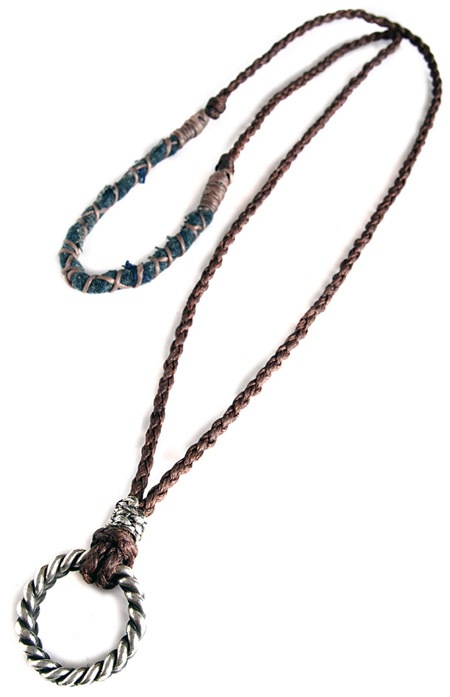 CHAFF DESIGN�̥���ա��ǥ������Twist Ring Woven Necklace