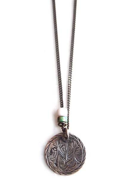 CHAFF DESIGN�̥���ա��ǥ������Coin&Turquoise Necklace��