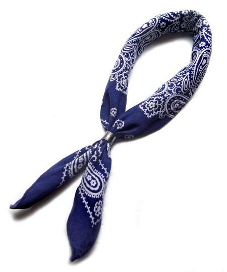 CHAFF DESIGN�̥���ա��ǥ������Antique Spoon Scarf Ring / NAVY��