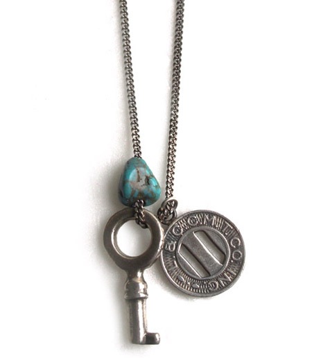 CHAFF DESIGN̥աǥToken&Turquoise Necklace