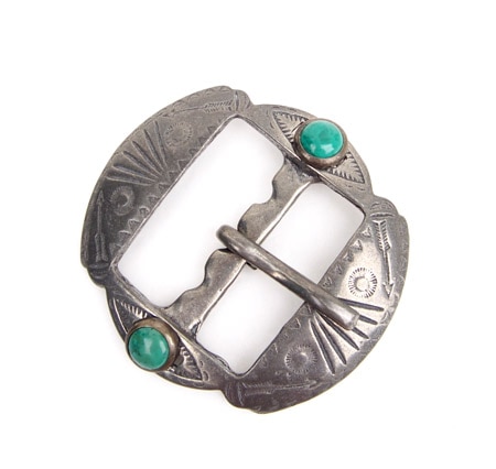HTC Oval Buckle Turquoise / Nickel