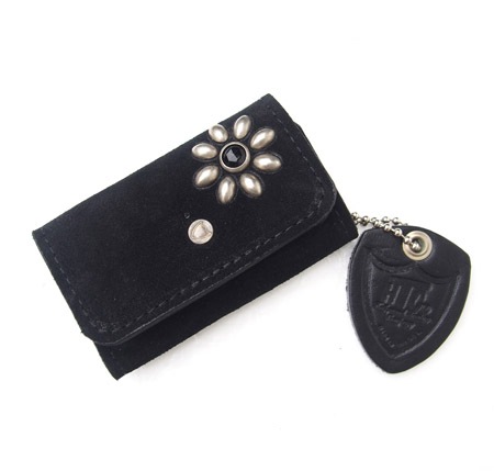 HTC Key Case Flower Suede #2 BLK N / Black
