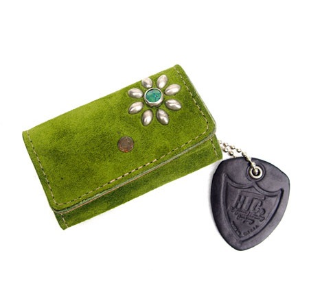 HTC Key Case Flower Suede #2 TQS N / Green