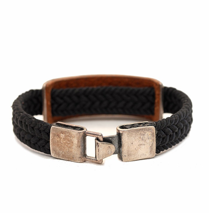 CHAFF DESIGN�̥���ա��ǥ������Braid Plate On Turquoise black