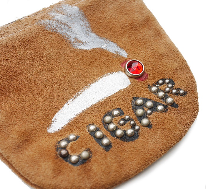 HTC SUNSET PRODUCT Multi Pouch CIGAR Wallet / Suede Camel