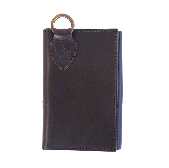 ��ͽ����ա�HTC Sunset Short Wallet Flower TQS B / D Brown