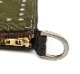 HTC Sunset L-zip Wallet  Flower #1 TQS N / MilitaryBrown Leather