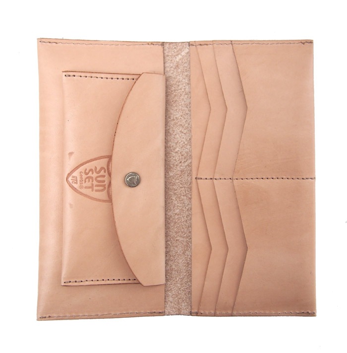 HTC Sunset Long Wallet Flower Wave #8 TQS MIX / Natural