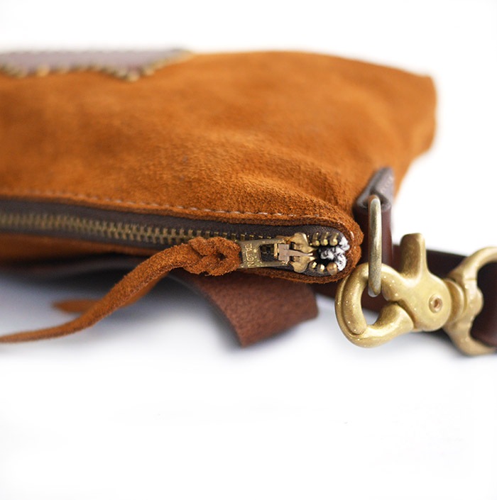 HTC SUNSET 3Way Shoulder Bag Emblem / Camel