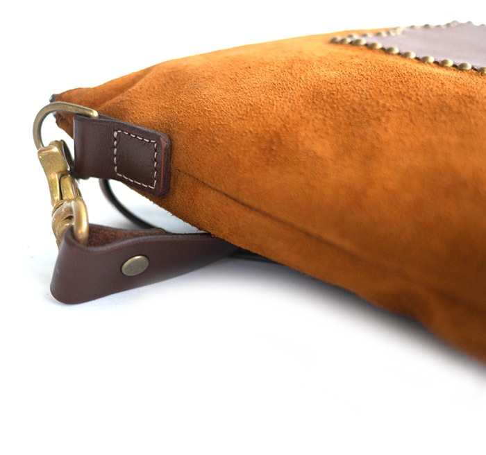 HTC SUNSET 3Way Shoulder Bag Emblem / Camel