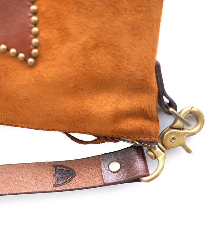 HTC SUNSET 3Way Shoulder Bag Emblem / Camel