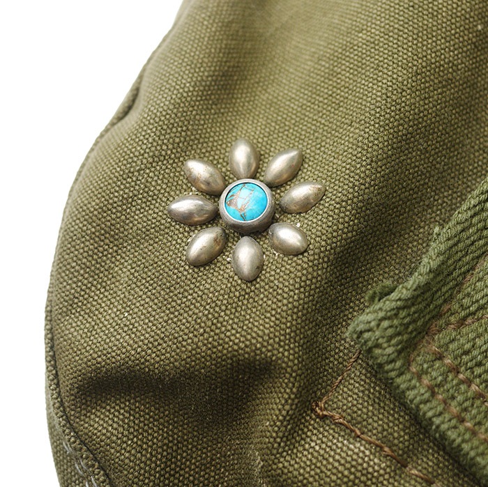 IrregulaR by ZIP STEVENSON Vintage Military Shoulder Bag #20 / Khaki