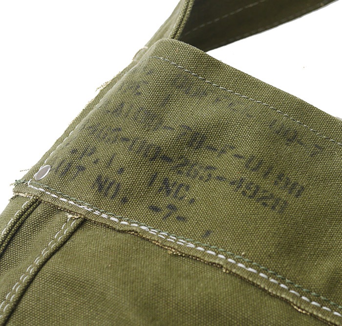 IrregulaR by ZIP STEVENSON Vintage Military Shoulder Bag #21 / Khaki