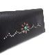 HTC Sunset Long Wallet Flower Wave #8 TQS MIX / Black