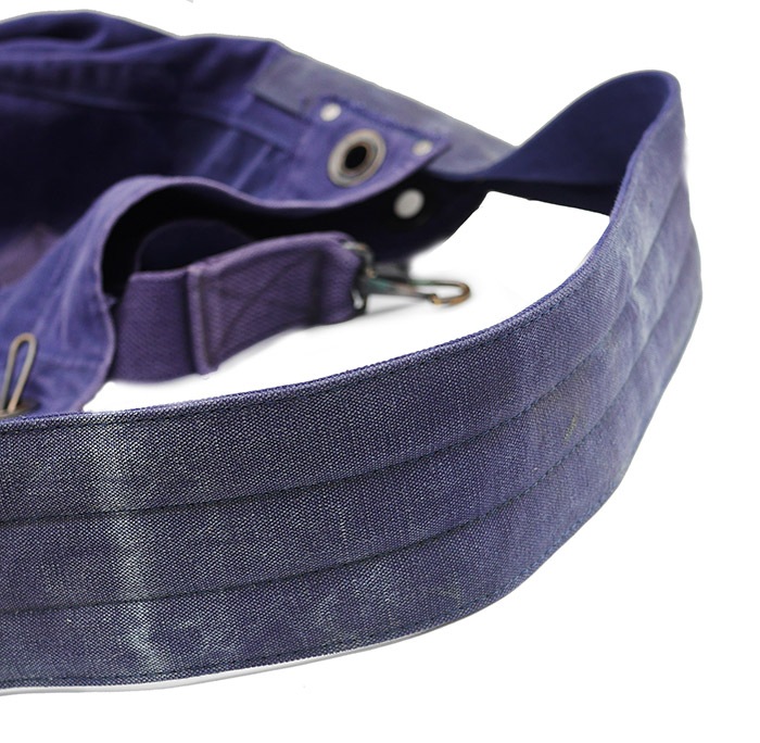 IrregulaR by ZIP STEVENSON Vintage Military Shoulder Bag #15 / Navy