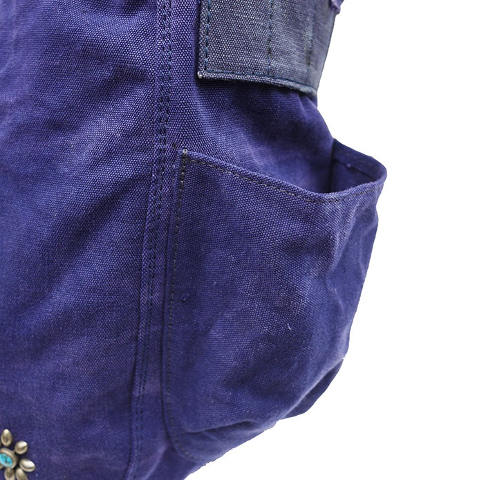 IrregulaR by ZIP STEVENSON Vintage Military Shoulder Bag #15 / Navy