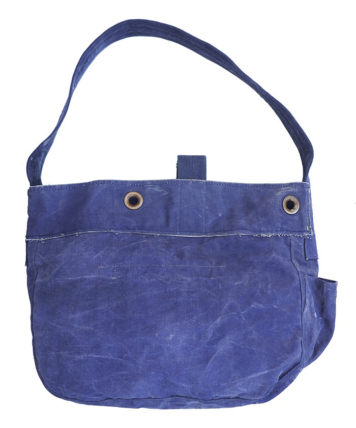 IrregulaR by ZIP STEVENSON Vintage Military Shoulder Bag #16 / Navy