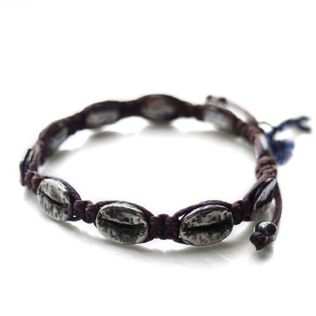 CHAFF DESIGN�̥���ա��ǥ������Coffee Beans Woven Cord Bracelet