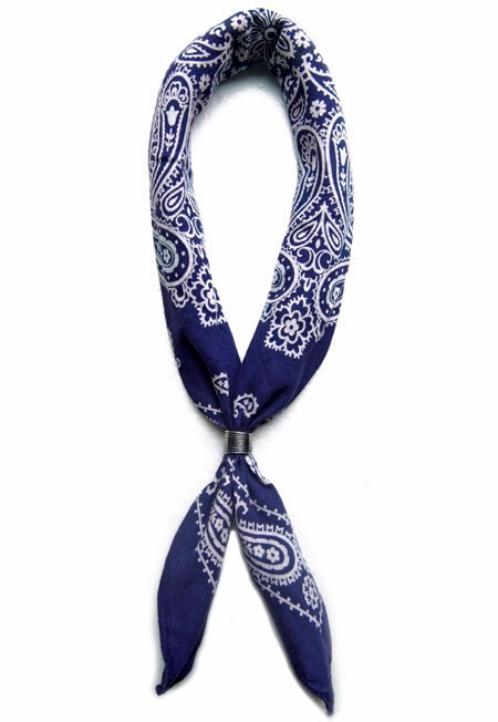 CHAFF DESIGN�̥���ա��ǥ������Antique Spoon Scarf Ring / NAVY��