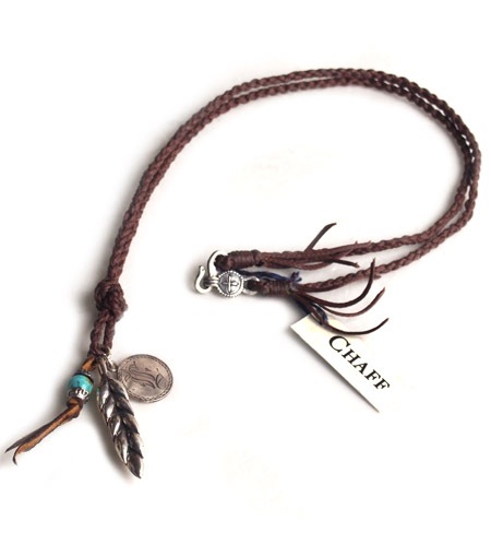 CHAFF DESIGN̥աǥWheat & Woven Turquoise Necklace