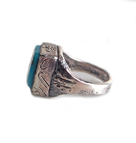 CHAFF DESIGN̥աǥTurquoise On Gold leafRing