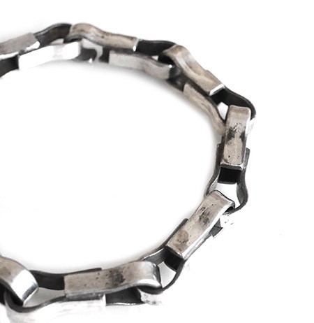 CHAFF DESIGN�̥���ա��ǥ������Silver Chain Loop Bracelet / Slim