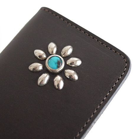 HTC SUNSET Card Case Flower TQS N / D Brown