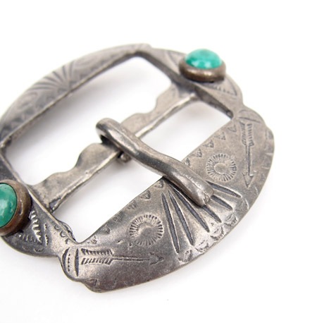 HTC Oval Buckle Turquoise / Nickel