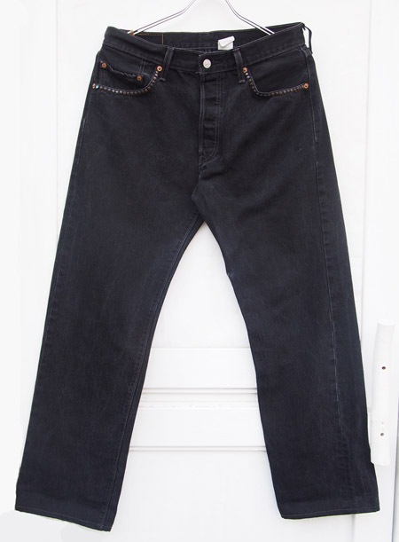 HTC ̎Î͡ Vintage Remake  Black Denim Pants