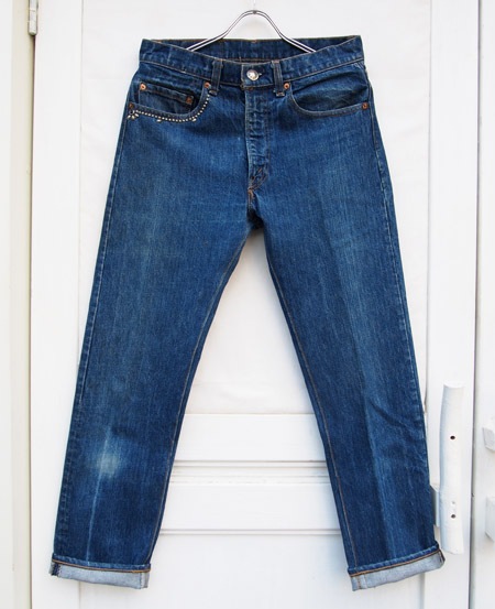 HTC DENIM DOCTORS̎ÎÎގƎюĎގޡ ǥ˥ Vintage Remake Denim Pants/Black Suede