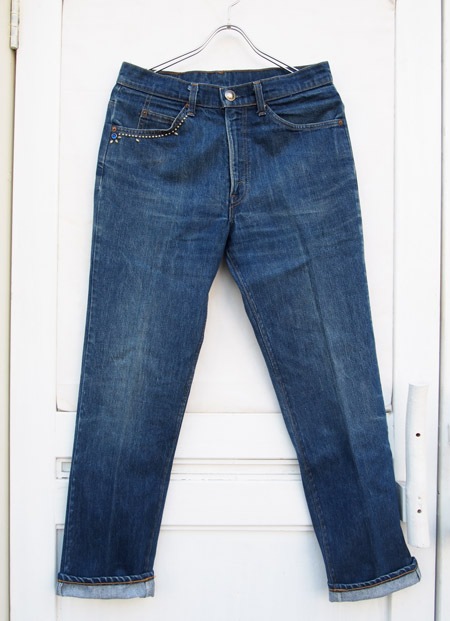 HTC DENIM DOCTORS̎ÎÎގƎюĎގޡ ǥ˥ Vintage Remake Denim Pants/Camel Suede